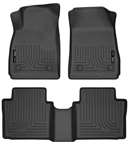 Husky Liners s Weatherbeater Series | Front & 2nd Seat Floor Liners - Black | 99101 | Fits 2014-2020 Chevrolet Impala 3 Pcs