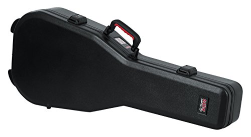 Gator Molded Flight Case For Classical Style Acoustic Guitars With TSA Approved Locking Latch; (GTSA-GTRCLASS)