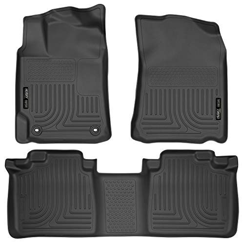 Husky Liners Weatherbeater Series | Front & 2nd Seat Floor Liners - Black | 98901 | Fits 2012-2017 Toyota Camry 3 Pcs