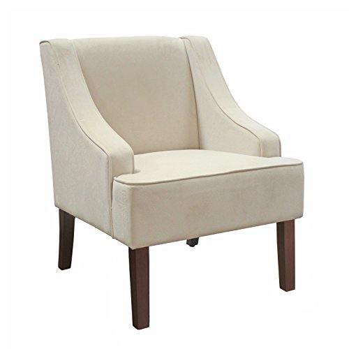 HomePop Velvet Swoop Arm Living-Room-Chairs