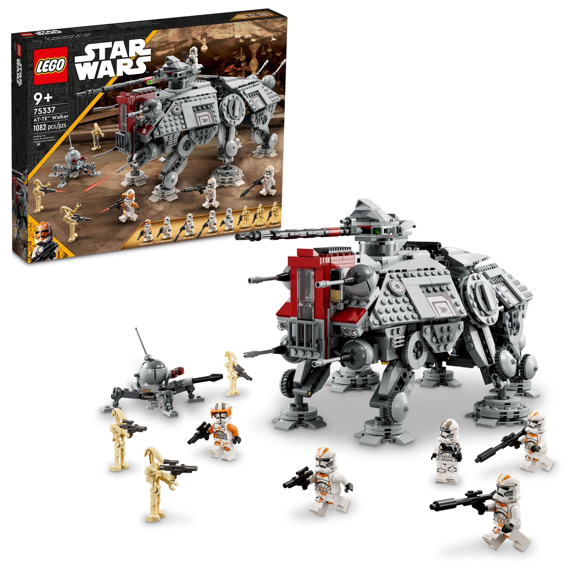 LEGO Star Wars at-TE Walker 75337 Building Toy Set for ...
