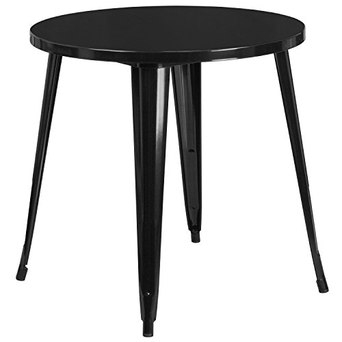 Flash Furniture 30'' Round Metal Indoor-Outdoor Table