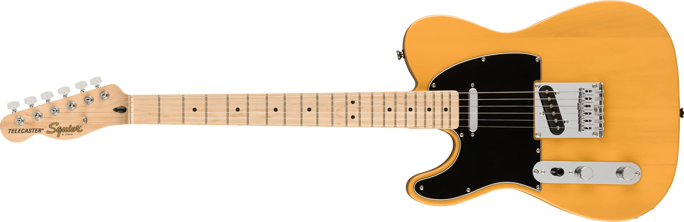 Fender Squier by  Affinity Series Telecaster Left-Handed, Maple fingerboard, Butterscotch Blonde