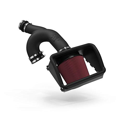 K&N Cold Air Intake Kit: High Performance, Guaranteed to Increase Horsepower: Fits 2015-2019 Ford F150, 2.7L V6,63-2593