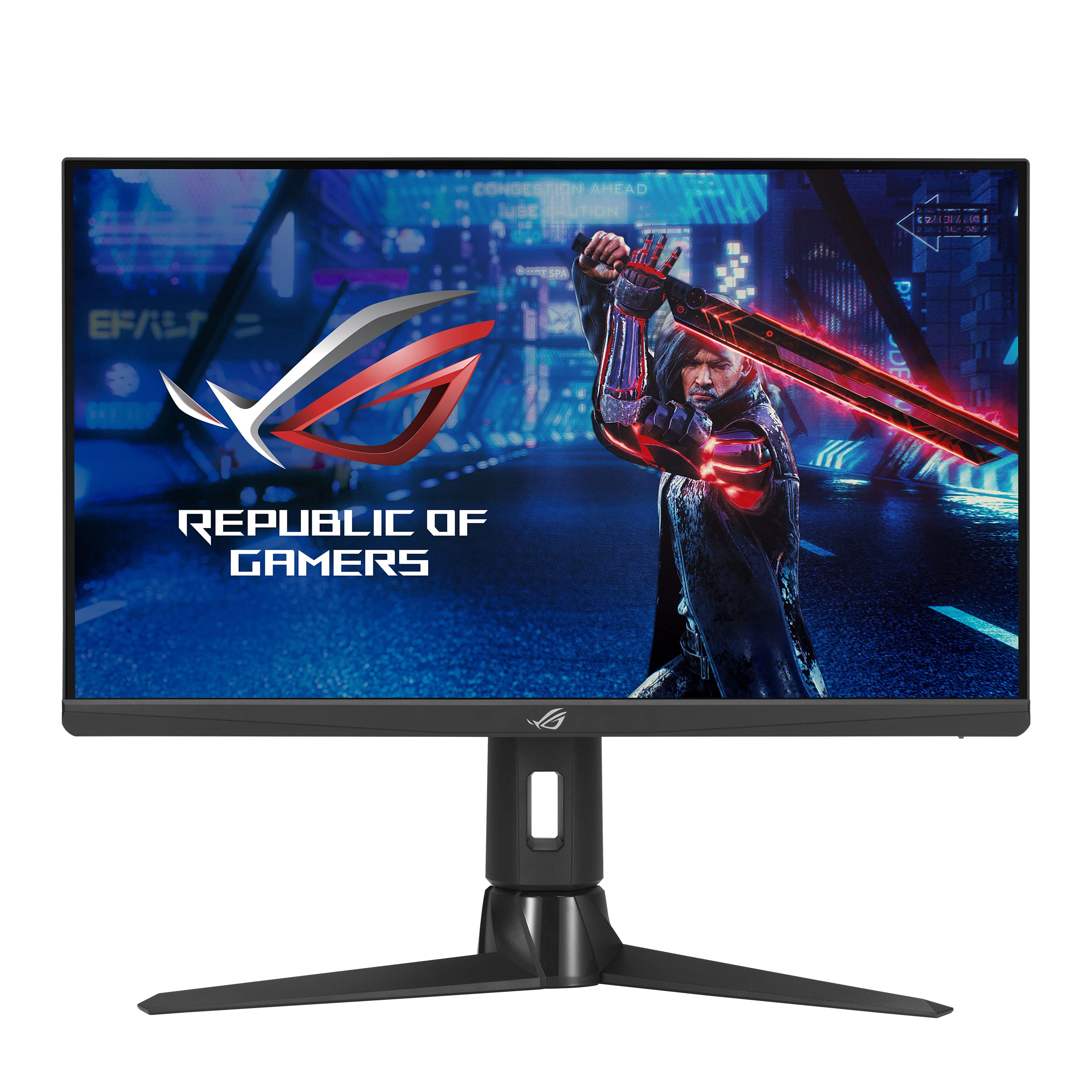  Asus ROG Strix 24.5” 1080P HDR Gaming-Monitor (XG259CM) - Full HD, Fast IPS, 240Hz, 1ms, Extreme Low Motion Blur Sync, G-Sync Compatible-KVM-Support, Tripod Socket for Webcam, USB Type-C, DisplayPort...