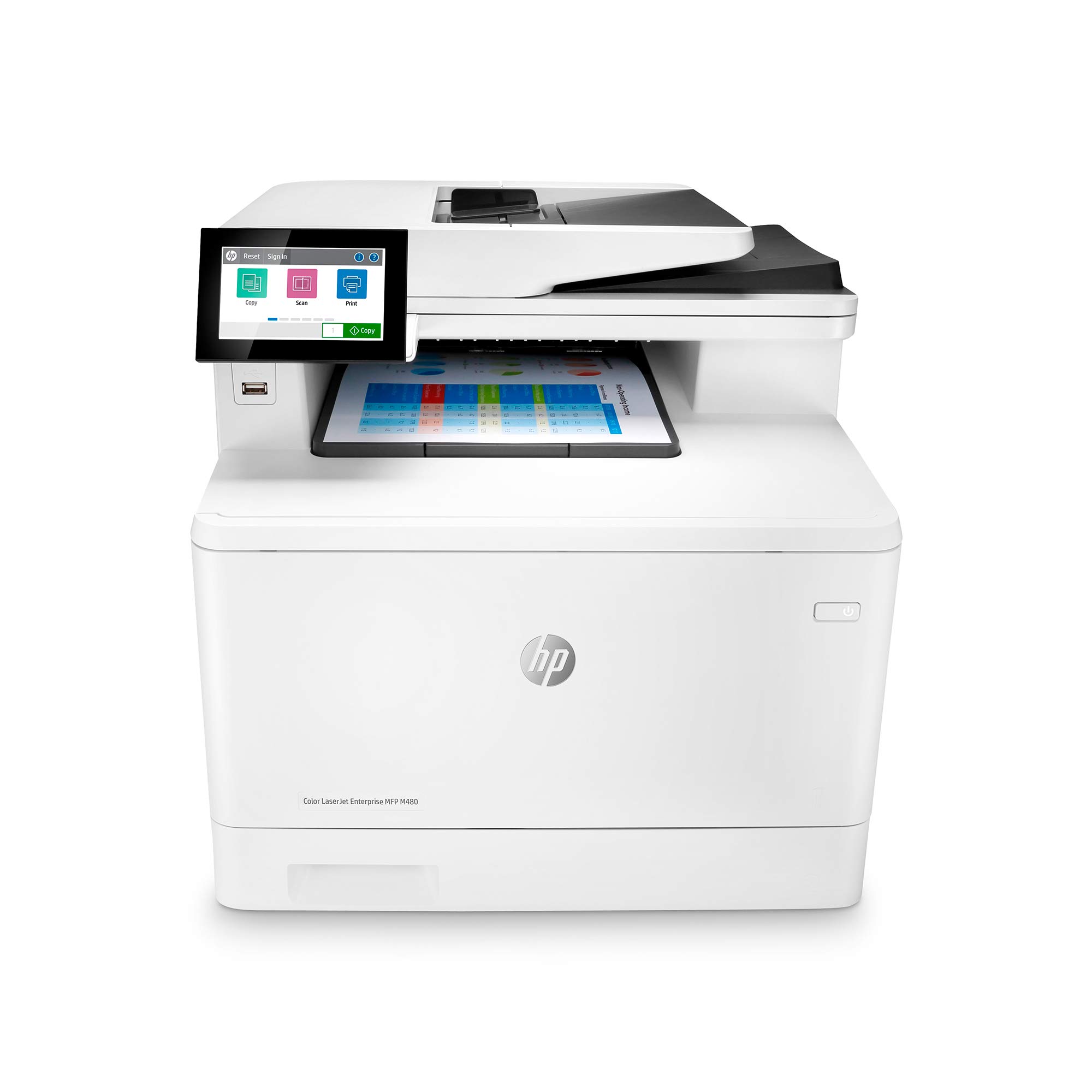 HP Color Laserjet Enterprise M480f Multifunction Duplex Printer (3QA55A)