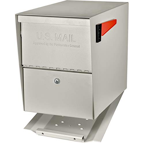 Mail Boss 7207 Package Master Curbside Locking Security Mailbox | White