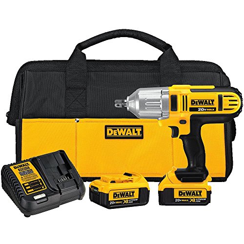 DEWALT DCF889M2 20-volt MAX Lithium Ion 1/2-Inch High Torque Impact Wrench with Detent Pin