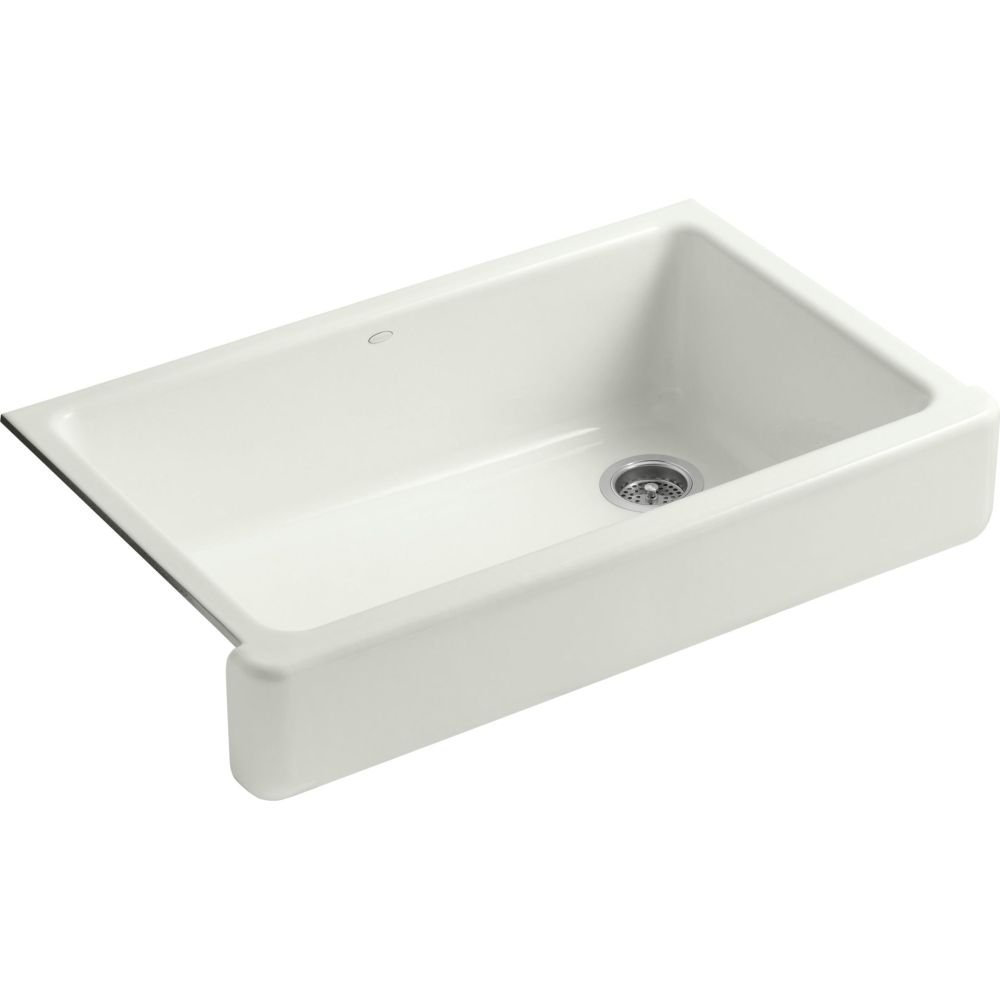 KOHLER K-6488-NY Whitehaven Farmhouse Self-Trimming Apr...