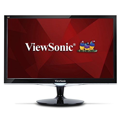 Viewsonic VX2452MH Gaming Monitor Gaming Monitor with HDMI DVI and VGA Inputs, Black