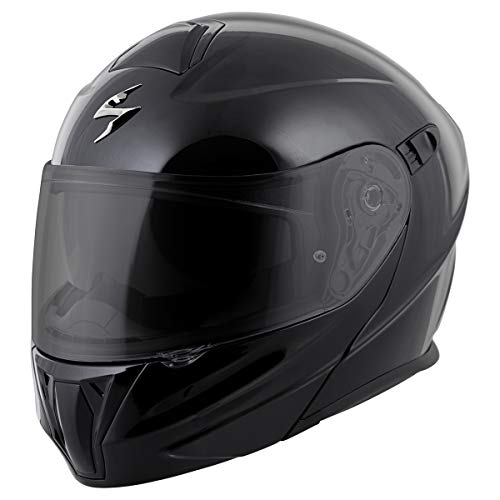 ScorpionExo EXO-GT920 Full Face Modular Helmet (Solid Black, X-Small)