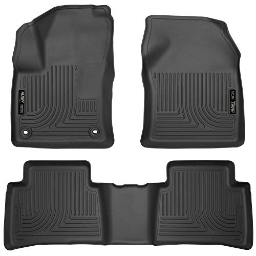 Husky Liners Weatherbeater Series | Front & 2nd Seat Floor Liners - Black | 98991 | Fits 2016-2022 Toyota Prius, 2017-2021 Toyota Prius Prime 3 Pcs