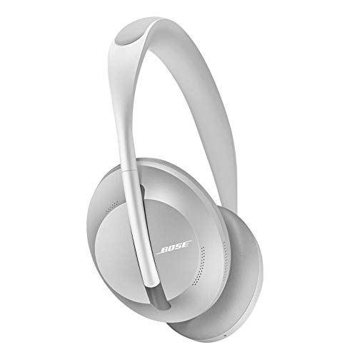 BOSE Noise Cancelling Headphones 700 - Over Ear, Wireless Bluetooth Headphones with Built-In Microphone for Clear Calls & Alexa Voice Control, Silver Luxe
