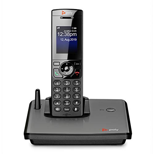 Poly (Plantronics + Polycom) Poly - VVX D230 DECT Cordless IP Phone Kit (Polycom) - Wireless DECT Handset + Base - 2