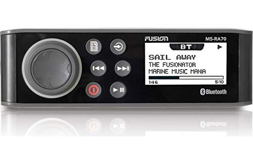 Garmin Fusion MS-RA70 Stereo with 4x50W AM/FM/Bluetooth 2-Zone USB Wireless Control for Fusion Link App