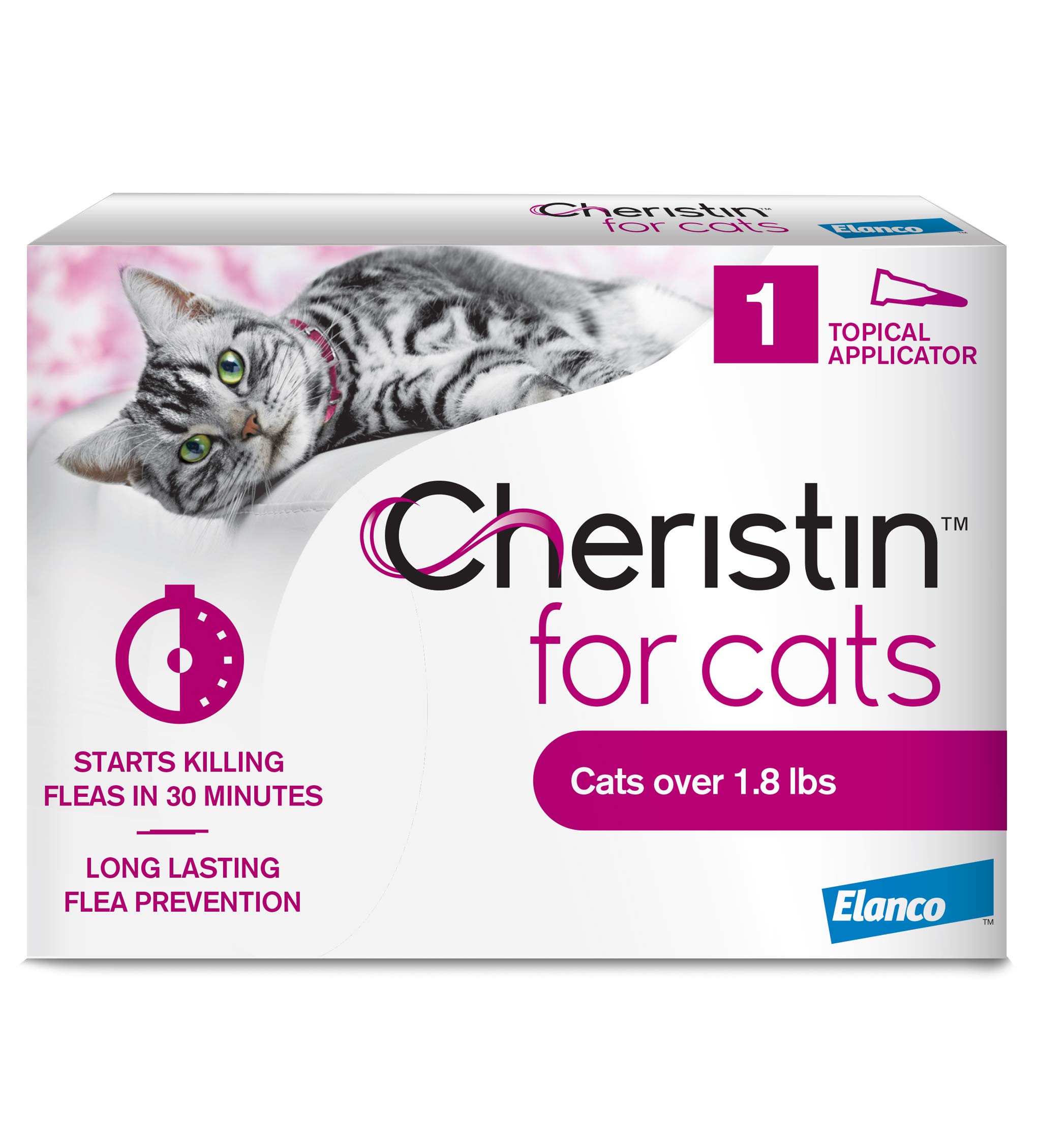 Cheristin for Cats Topical Flea Treatment – Effective Through 6 Weeks