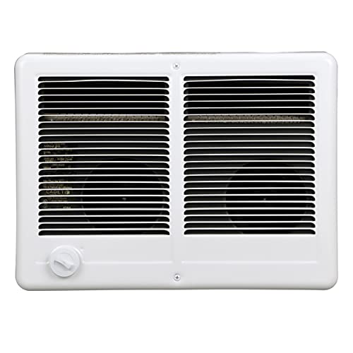 Cadet Com-Pak Twin Electric Wall Heater Complete Unit with Thermostat (Model: CSTC402TW, Part: 67527), 240/208 Volt, 4000/3000 Watt, White