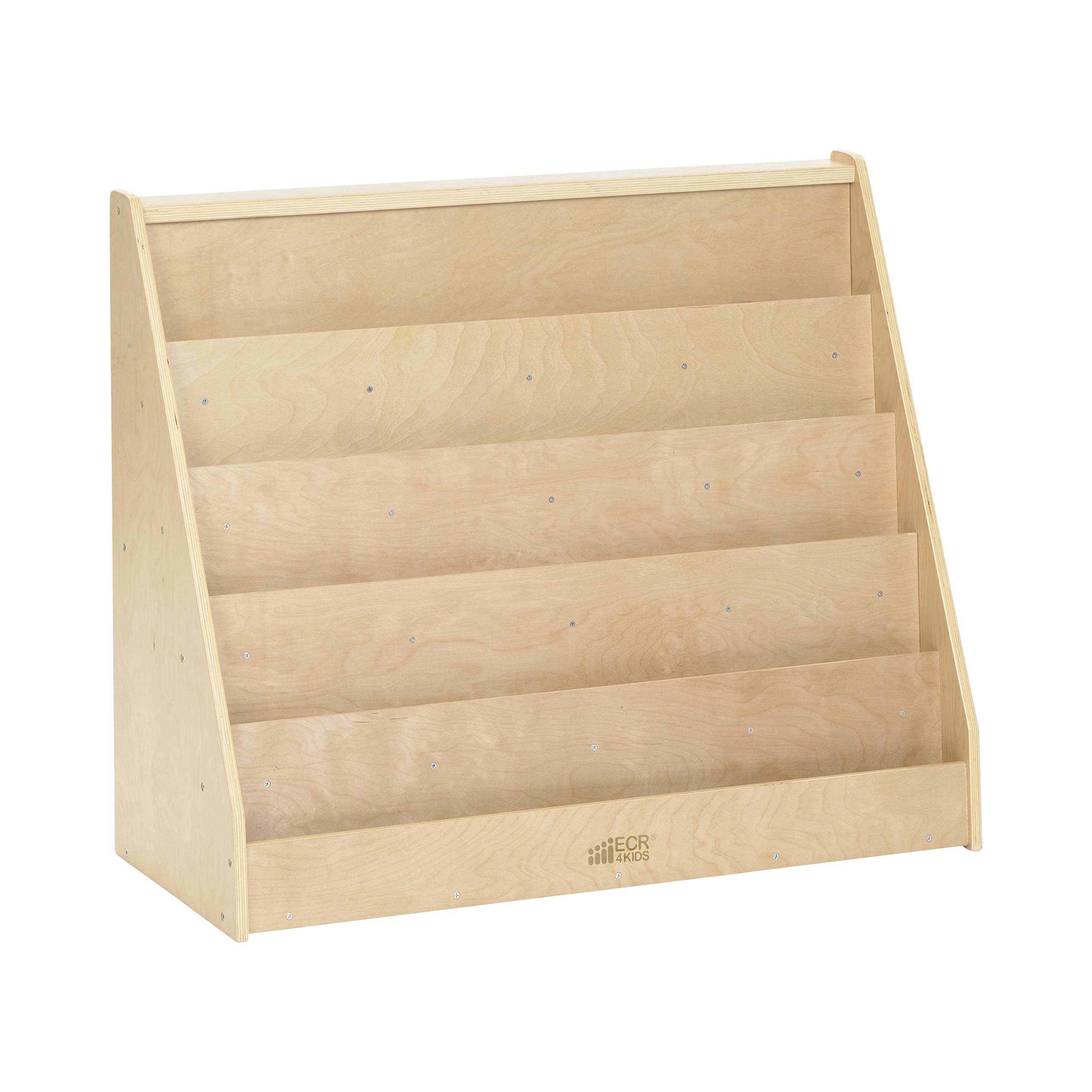 ECR4Kids -ELR-0339 Birch Hardwood Single-Sided Bookcase...