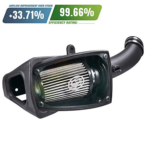S&B 75-5104D Cold Air Intake For 2011-2016 Ford Powerstroke 6.7L (Dry Extendable Filter)