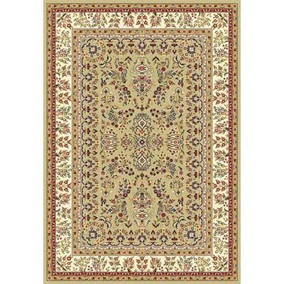 Safavieh Traditional Rug - Lyndhurst Polypropylene, 2150Gr/Sqm -Sage/Ivory Style-C Sage/Ivory/Traditional/8'L x 8'W/Square