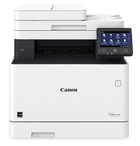 Canon USA Canon Color imageCLASS MF741Cdw - Multifunction, Wireless, Mobile Ready, Duplex Laser Printer (Comes with 3 Year Limited Warranty), White, Mid Size, Amazon Dash Replenishment Ready