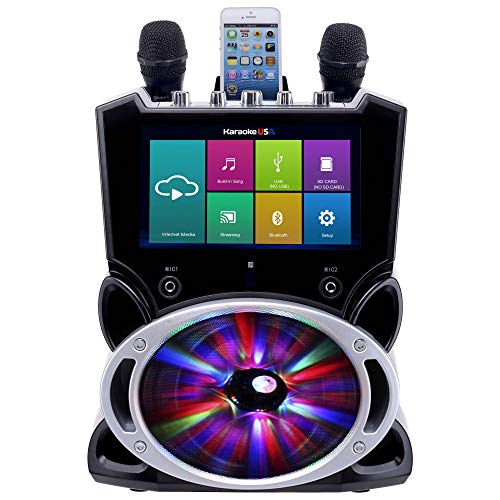 Karaoke USA Complete Wi-Fi Bluetooth Karaoke Machine with 9-Inch Touch Screen (WK849)