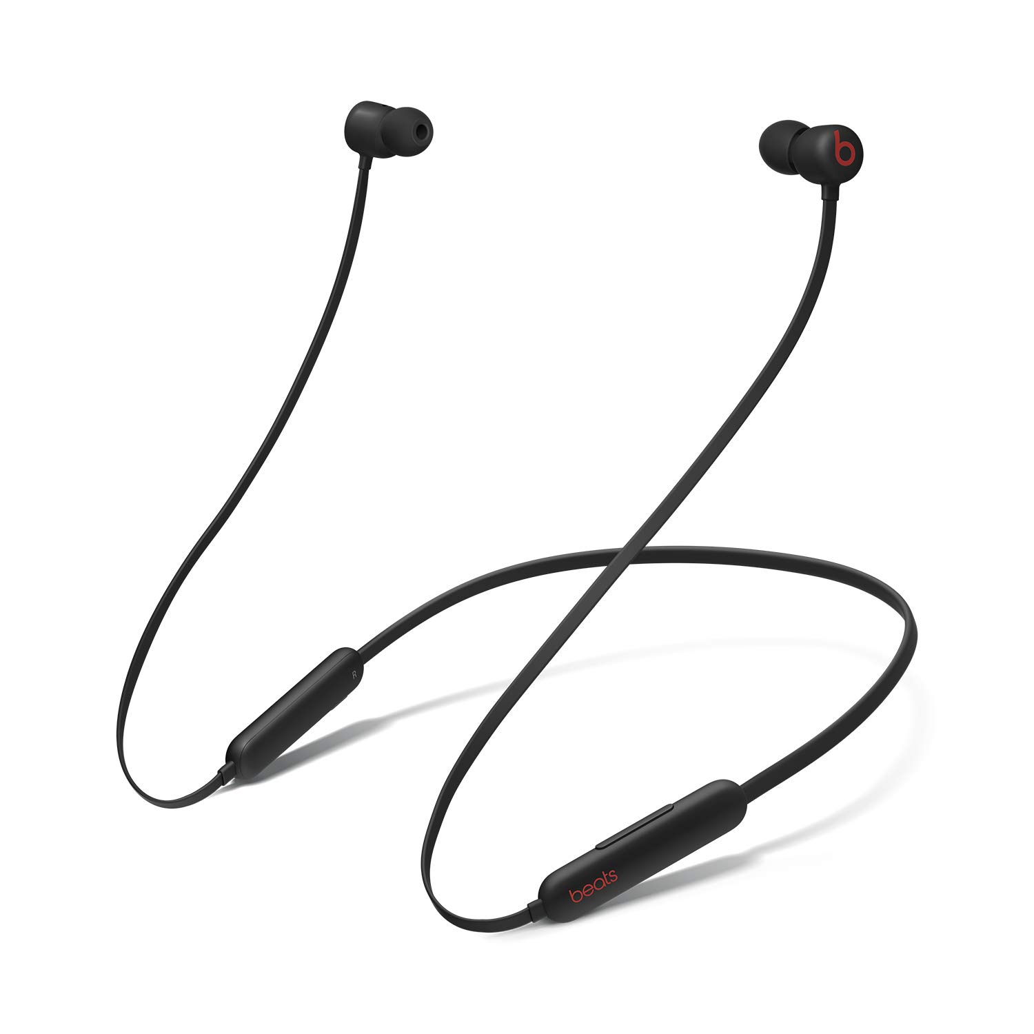 Beats Flex Wireless Earbuds -  W1 Headphone Chip, Magnetic Earphones, Class 1 Bluetooth, 12 Hours of Listening Time, Built-in Microphone -  Black
