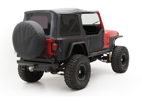 Smittybilt 9870215 Denim Black OEM Replacement Soft Top with Door Skins and Tinted Windows