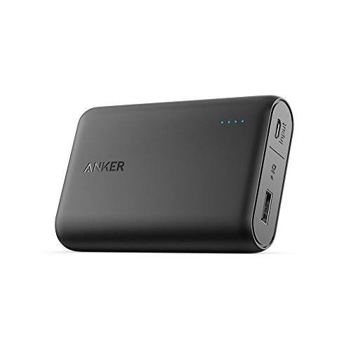 Anker PowerCore 10000, One of the Smallest and Lightest 10000mAh External Batteries, Ultra-Compact, High-speed Charging Technology Power Bank for iPhone, Samsung Galaxy and More