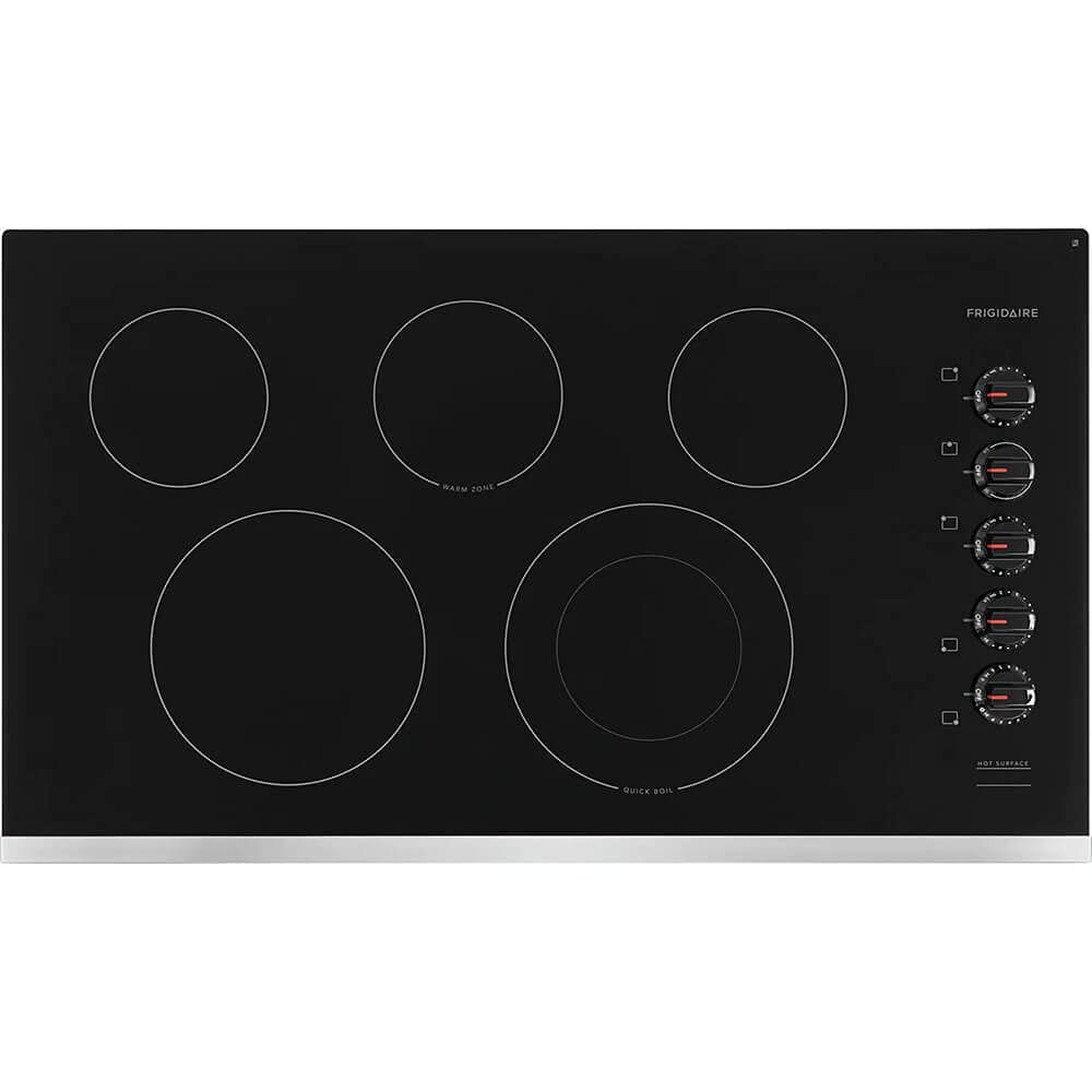 Frigidaire FFEC3625US 36 Inch Electric Smoothtop Style Cooktop with 5 Elements in Stainless Steel