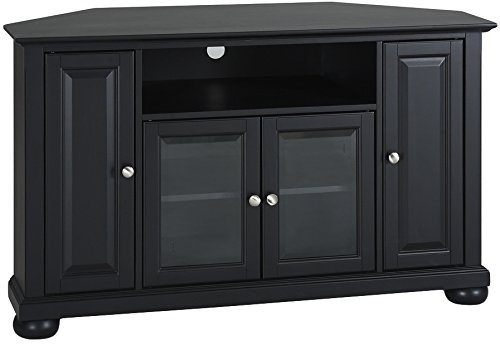 Crosley Furniture Alexandria 48-inch Corner TV Stand - Black