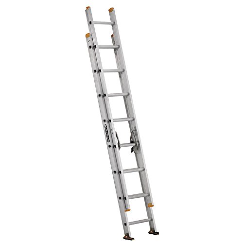Louisville Ladder Aluminum Extension Ladder 250-Pound Capacity