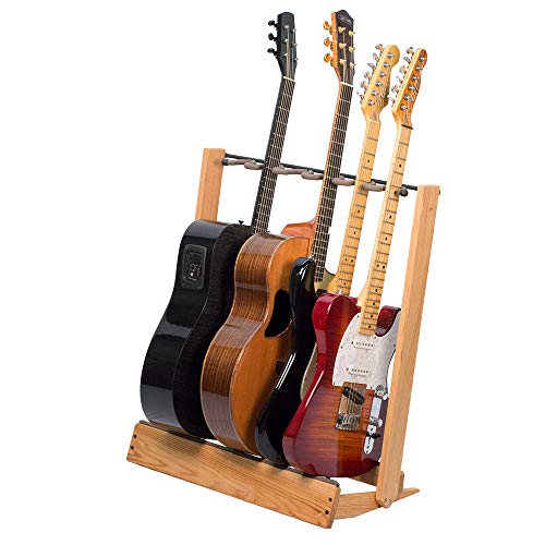 String Swing Guitar Rack CC34 Holder for Electric Acoustic and Bass Guitars - Stand Accessories for Home or Studio - Keeps Musical Instruments Safe without Hard Cases