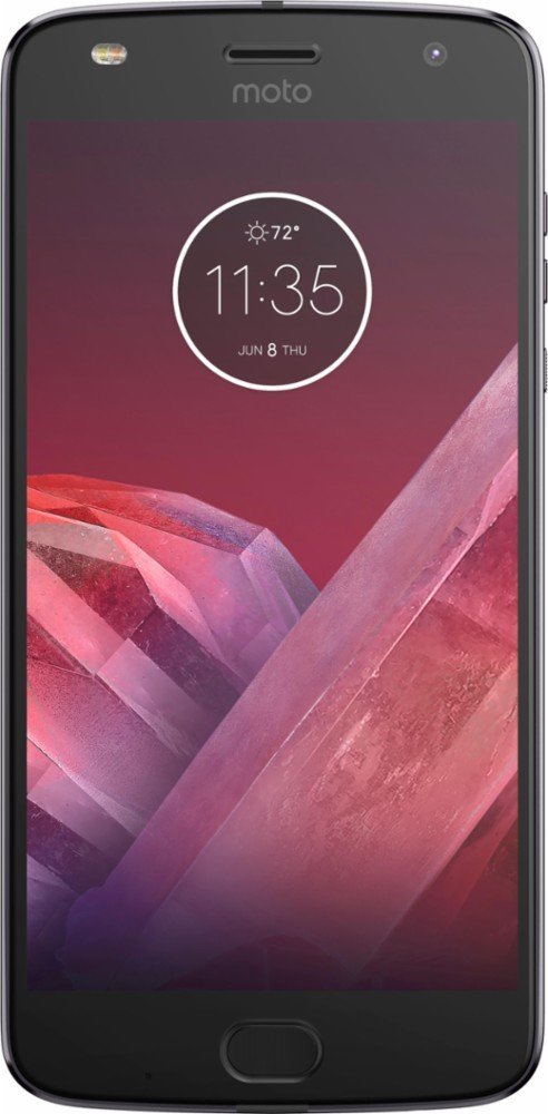 Motorola Moto Z2 Play XT1710-06 - 64GB Dual SIM LTE Factory Unlocked Smartphone (Dark Gray)