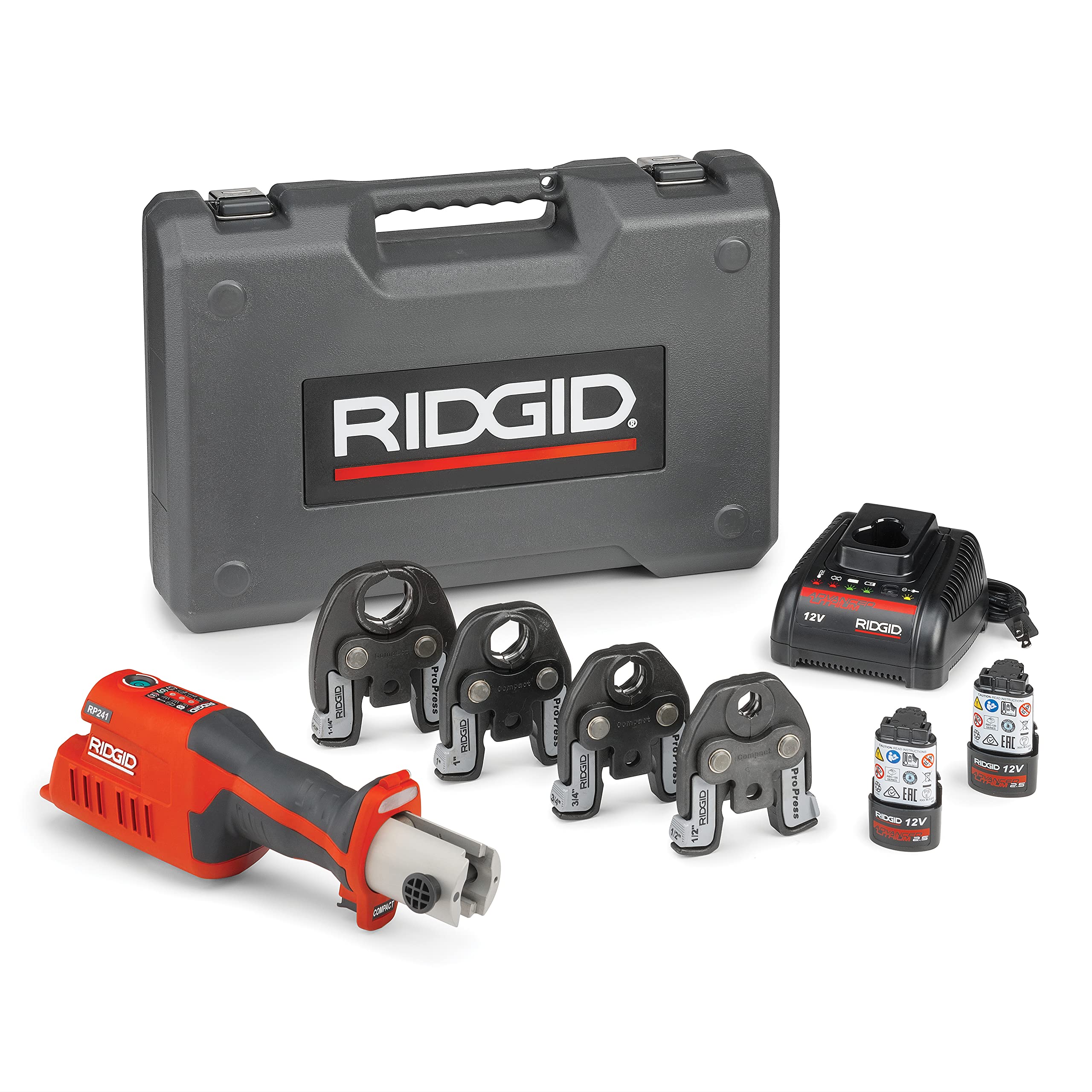 Ridgid 57363 Model RP 241 Compact Press Tool Kit with 1/2