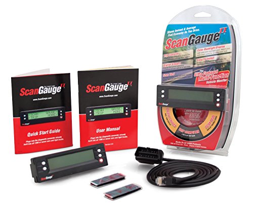 ScanGauge - SG2 II Ultra Compact 3-in-1 Automotive Computer with Customizable Real-Time Fuel Economy Digital Gauges