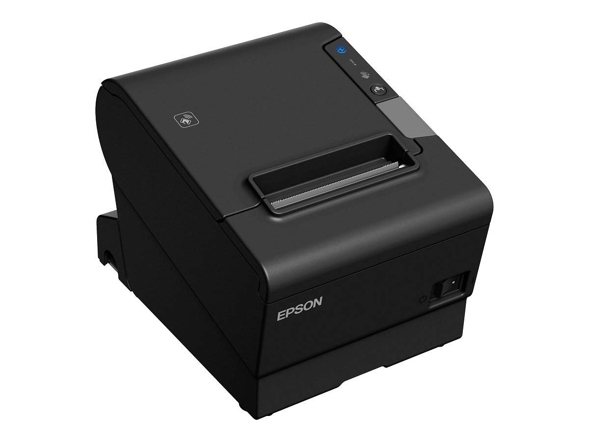 Epson C31CE94531 , TM-T88VI, Thermal Receipt Printer,  Black, Ethernet, Bluetooth Interfaces, Ps-180 Power Supply and Ac Cable