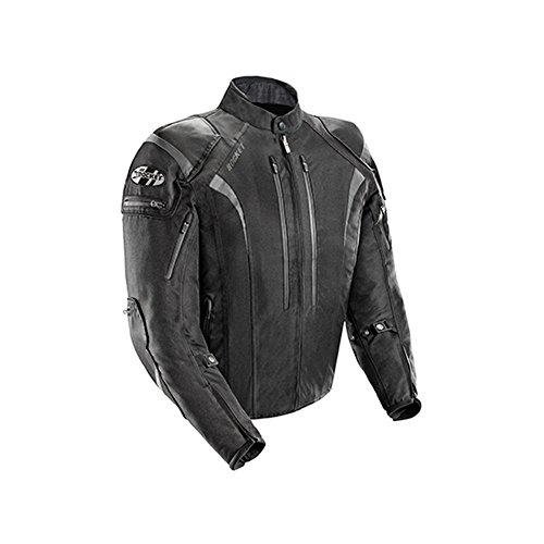 Joe Rocket Atomic 5.0 Men's Textile On-Road Motorcycle Jacket - Black/Black / 5X-Large