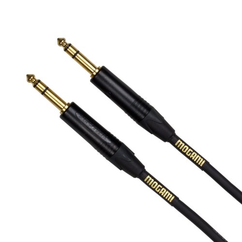 Mogami GOLD TRS-TRS Balanced Audio Patch Cable, 1/4