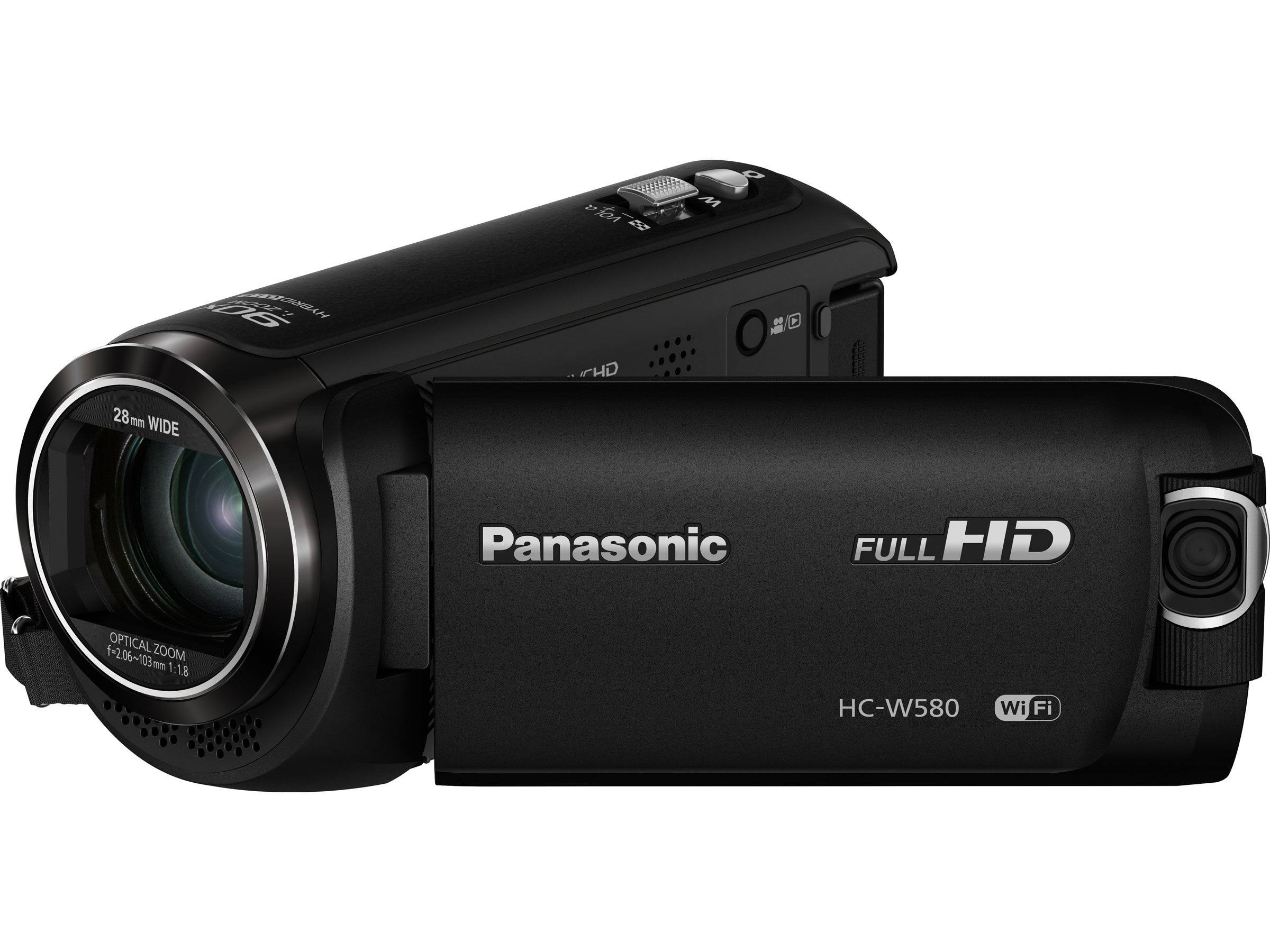 Panasonic HC-W580K Full HD Camcorder with Wi-Fi, Built with Multi Scene Twin Camera (Black)