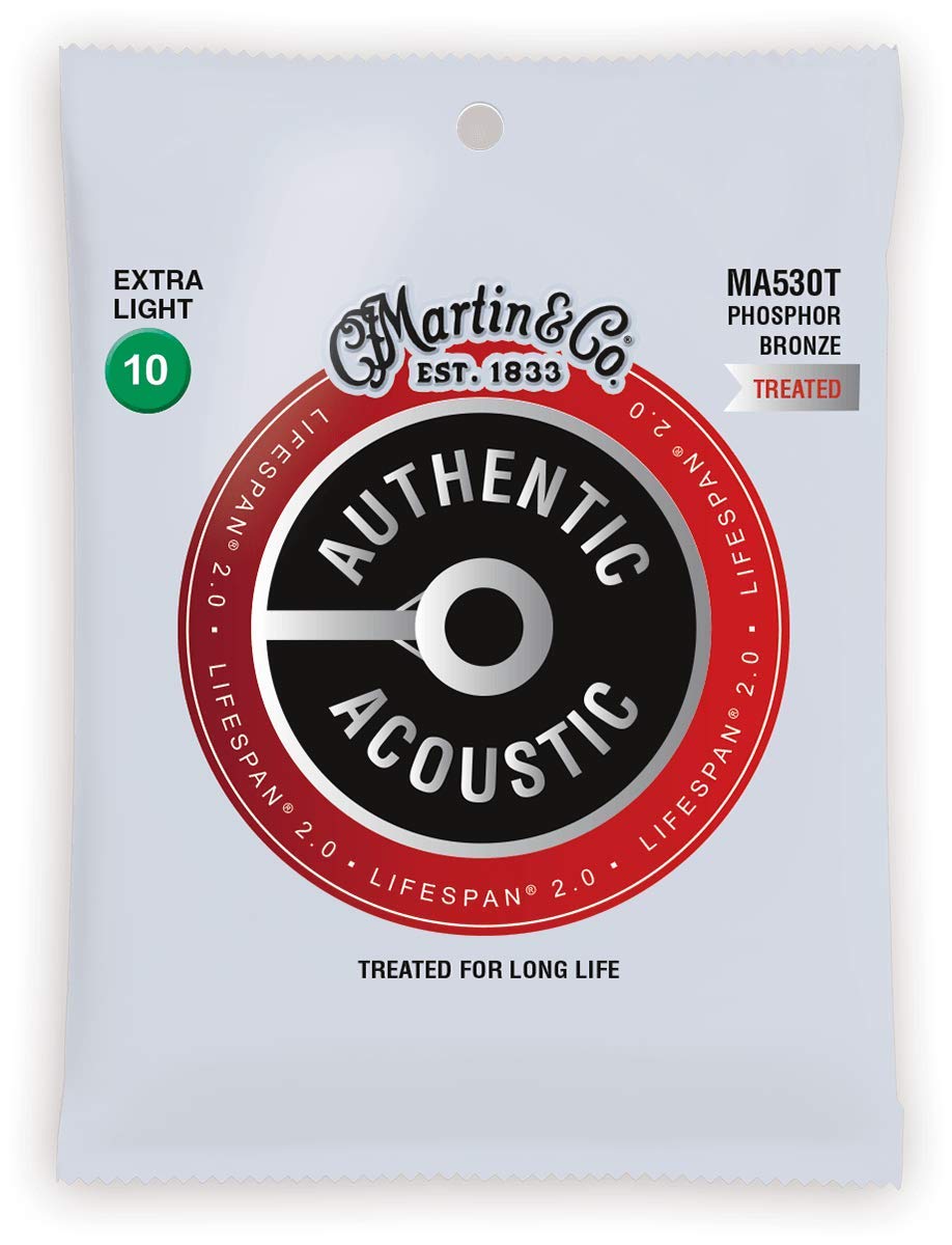 Martin Authentic Acoustic - Treated with Lifespan 2.0 for Long Life (HT Phos Bronze)