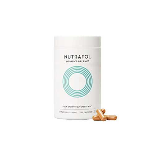 Nutrafol Women's Balance Hair Growth Supplement | Ages 45+ | Clinically Proven for Visibly Thicker Hair & Scalp Coverage | Dermatologist Recommended | 1 Bottle | 1 Month Supply