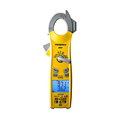 Fieldpiece SC440 True RMS Clamp Meter with Temperature, Inrush Current, Capacitance and Backlight