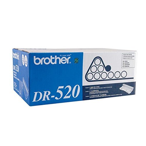 Brother New  25,000 Page Drum Unit Print Technology Laser Print Color Black 25000 Pages.  Part # Dr520