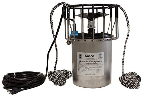 Kasco Marine Inc. Kasco Marine Deicer 3/4 HP Lake & Pond De-icer 120V (50Ft Power Cord) Water Deicer for Ponds, Lakes & Dock Bubbler