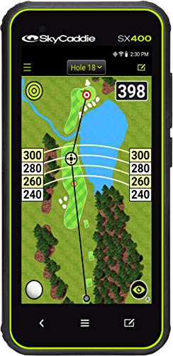 SkyCaddie SX400, Handheld Golf GPS with 4 inch Touch Di...