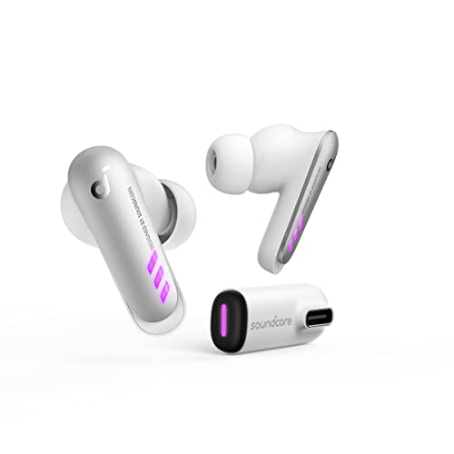 Soundcore VR P10 Gaming Earbuds-Low Latency, Meta Officially Co-branded, Dual Connection, 2.4GHz Wireless, USB-C Dongle Included-Compatible with Meta Quest 2, Steam Deck, PS4, PS5, PC, Switch