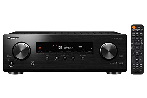 Pioneer VSX-534 Home Audio Smart AV Receiver 5.2-Ch HDR10, Dolby Vision, Atmos and Virtual Enabled with 4K and Bluetooth
