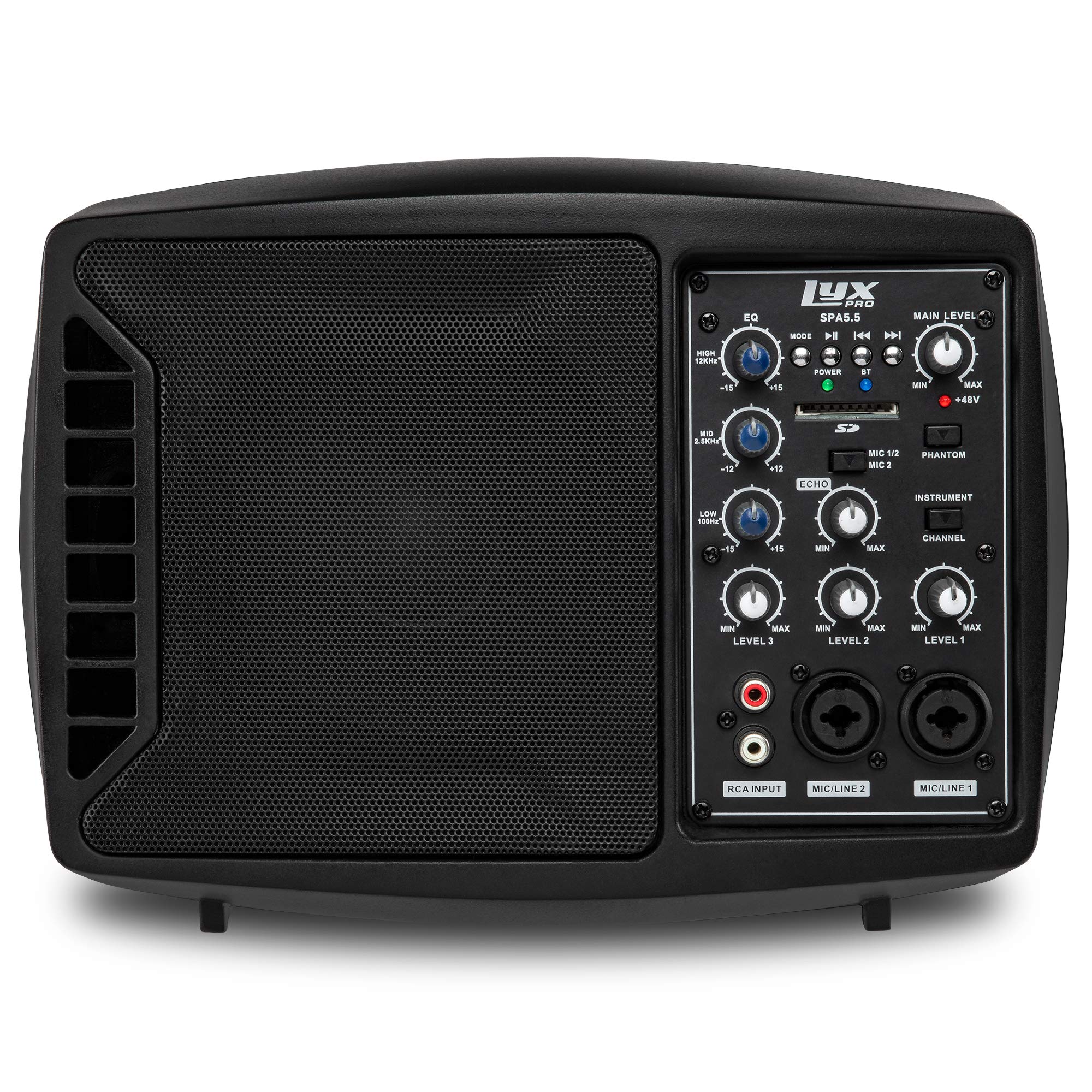 LyxPro SPA-5.5 Small PA Speaker Monitor Class-D Amplifi...