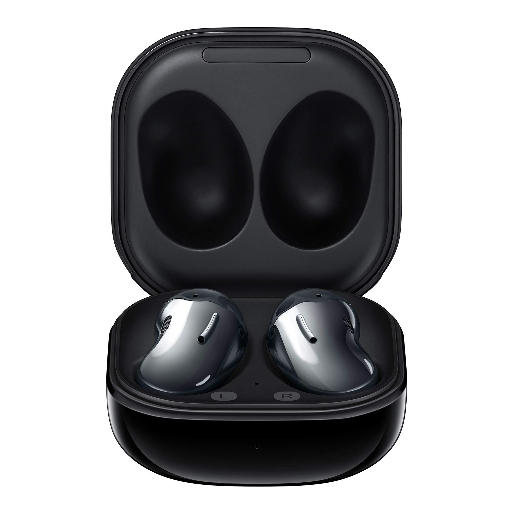 Samsung Galaxy Buds Live (ANC) Active Noise Cancelling TWS Open Type Wireless Bluetooth 5.0 Earbuds for iOS & Android, 12mm Drivers, International Model - SM-R180 (Mystic Black)